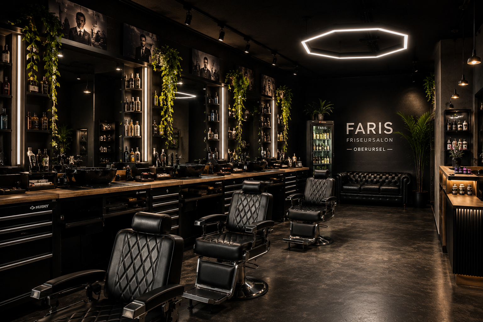 Faris Friseursalon in Oberursel Innenraum